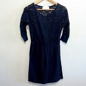 Staci Woo Souvenir Edition Black Solid Dress